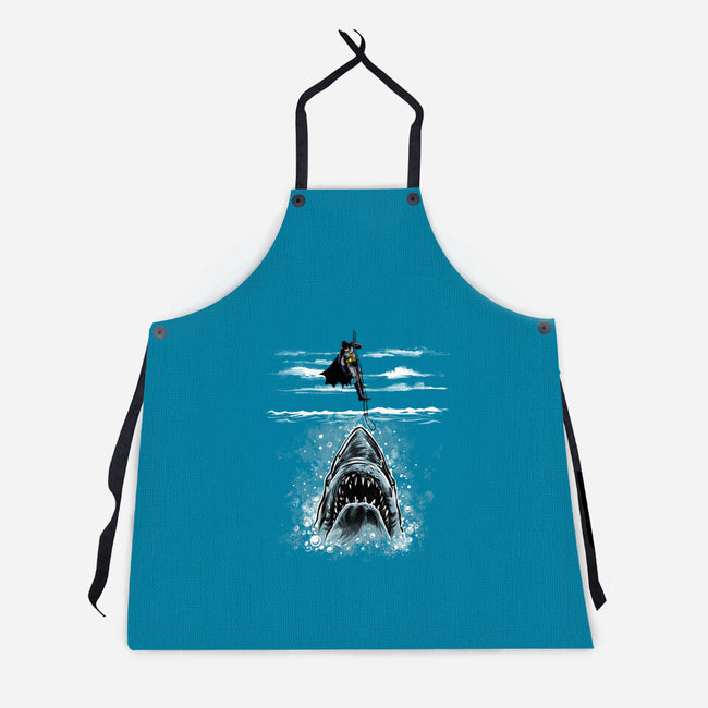 Shark Repellent-Unisex-Kitchen-Apron-zascanauta