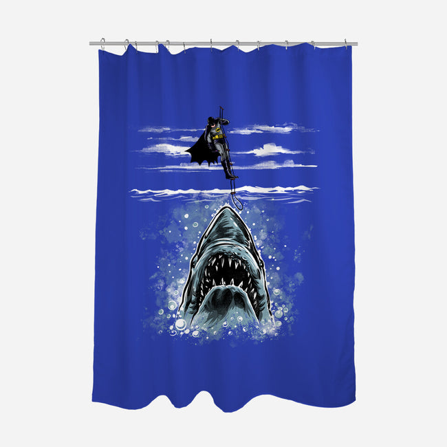 Shark Repellent-None-Polyester-Shower Curtain-zascanauta