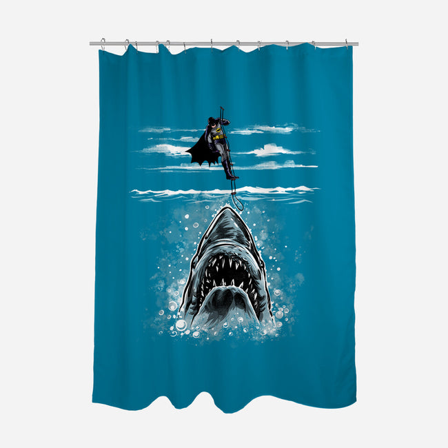 Shark Repellent-None-Polyester-Shower Curtain-zascanauta