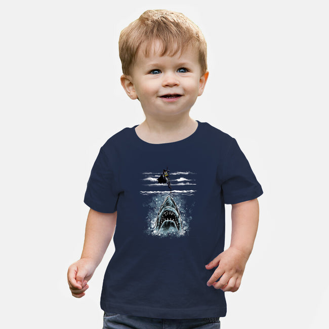 Shark Repellent-Baby-Basic-Tee-zascanauta