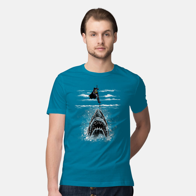 Shark Repellent-Mens-Premium-Tee-zascanauta