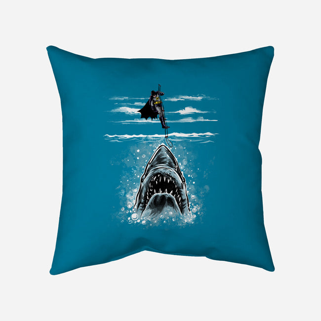 Shark Repellent-None-Removable Cover-Throw Pillow-zascanauta