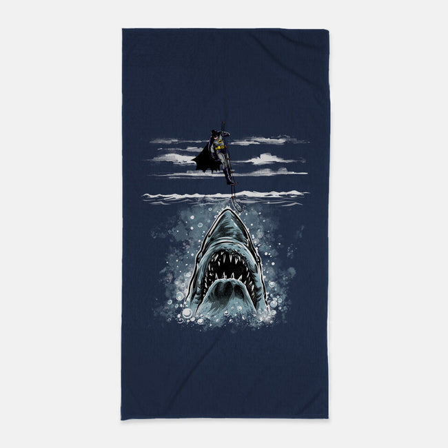 Shark Repellent-None-Beach-Towel-zascanauta