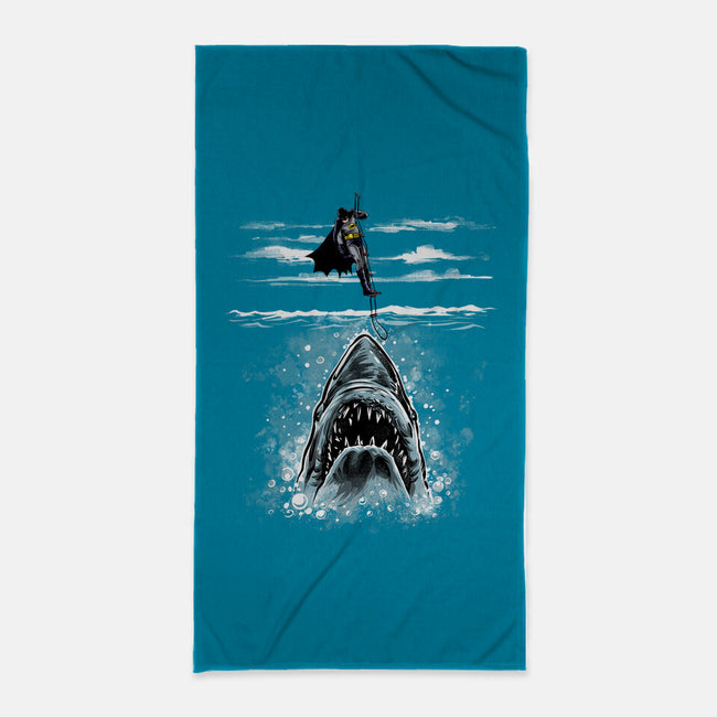 Shark Repellent-None-Beach-Towel-zascanauta