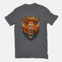 Art Deco Dark Tower-Womens-Fitted-Tee-daobiwan