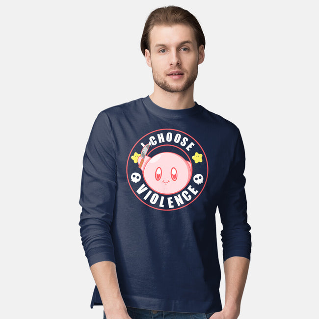 Kirby's Violence-Mens-Long Sleeved-Tee-Tri haryadi