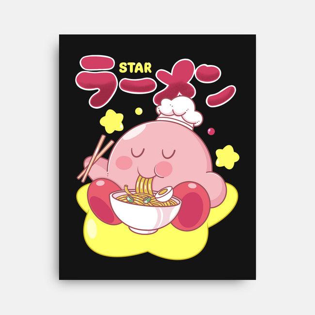 Kirby Star Ramen-None-Stretched-Canvas-Tri haryadi