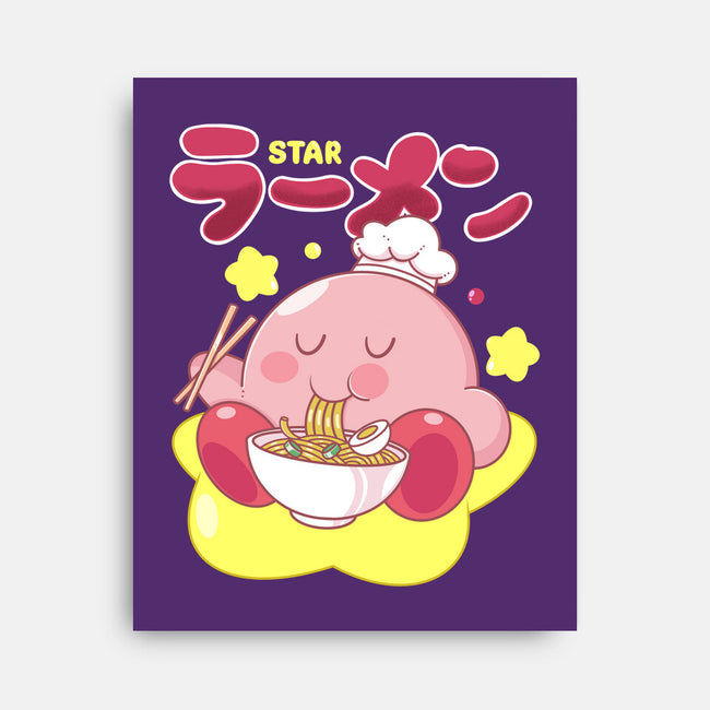 Kirby Star Ramen-None-Stretched-Canvas-Tri haryadi