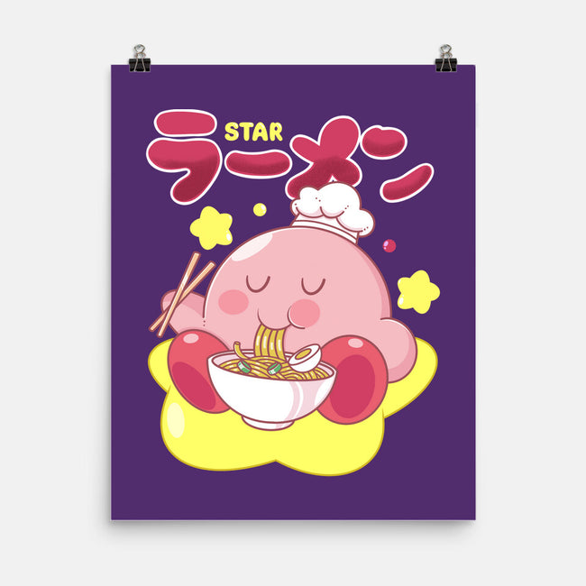 Kirby Star Ramen-None-Matte-Poster-Tri haryadi