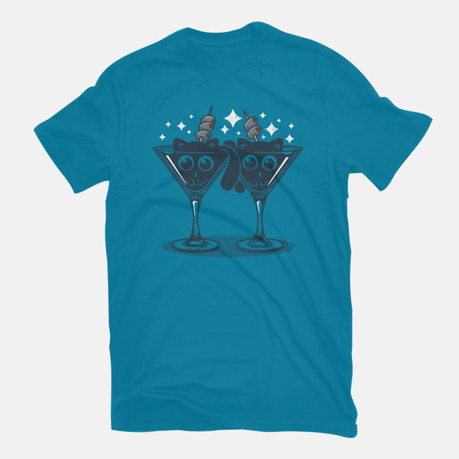 Meowtini-Womens-Fitted-Tee-erion_designs