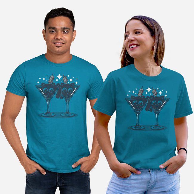 Meowtini-Unisex-Basic-Tee-erion_designs