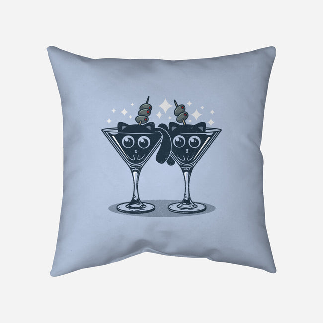 Meowtini-None-Removable Cover-Throw Pillow-erion_designs