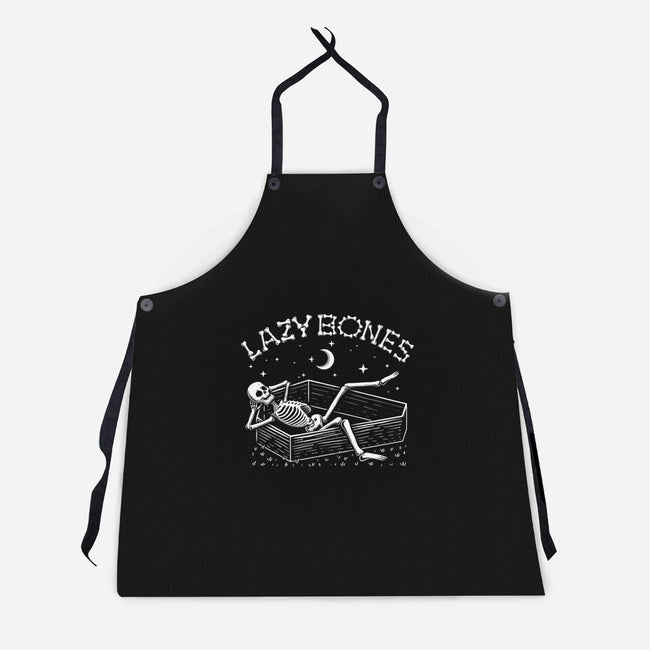 Some Lazy Bones-Unisex-Kitchen-Apron-erion_designs