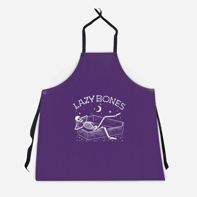 Some Lazy Bones-Unisex-Kitchen-Apron-erion_designs