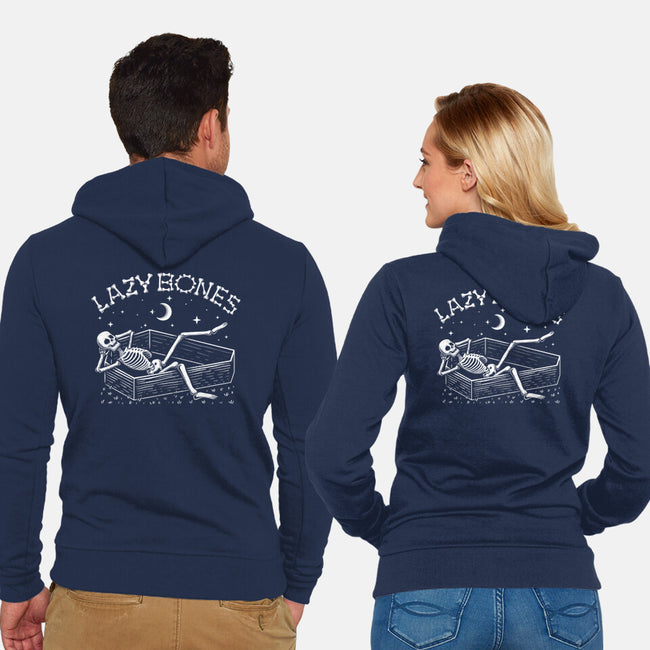 Some Lazy Bones-Unisex-Zip-Up-Sweatshirt-erion_designs