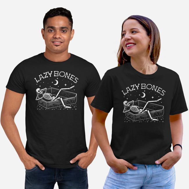 Some Lazy Bones-Unisex-Basic-Tee-erion_designs