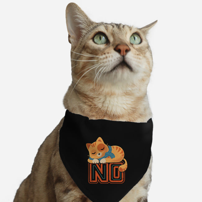 No Means No-Cat-Adjustable-Pet Collar-erion_designs