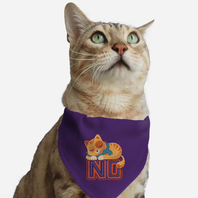 No Means No-Cat-Adjustable-Pet Collar-erion_designs