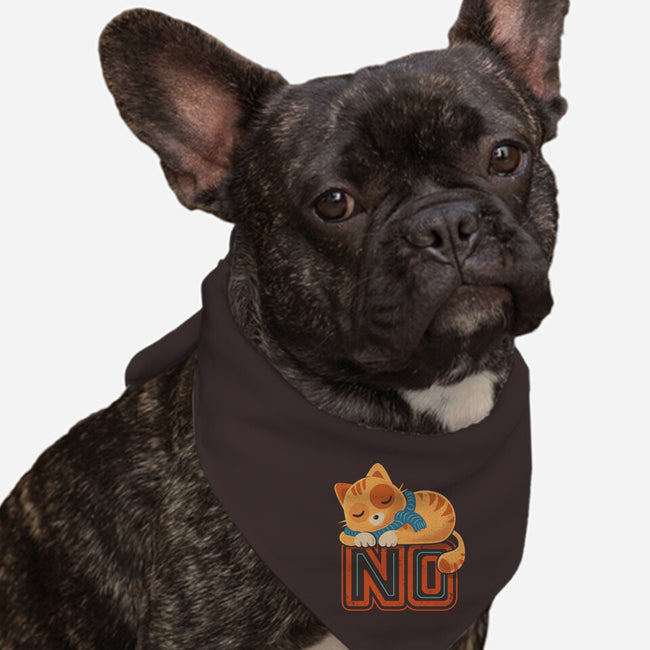 No Means No-Dog-Bandana-Pet Collar-erion_designs