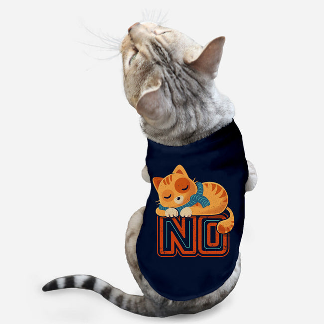 No Means No-Cat-Basic-Pet Tank-erion_designs