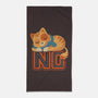 No Means No-None-Beach-Towel-erion_designs