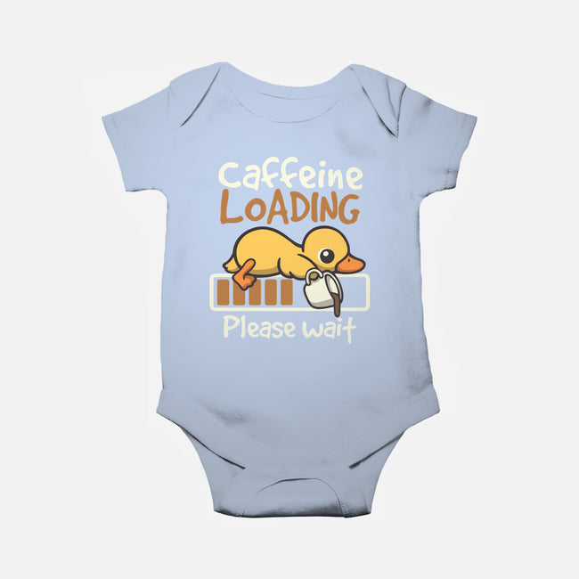 Caffeine Loading-Baby-Basic-Onesie-NemiMakeit