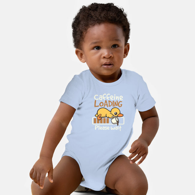 Caffeine Loading-Baby-Basic-Onesie-NemiMakeit