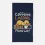 Caffeine Loading-None-Beach-Towel-NemiMakeit