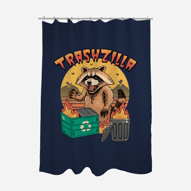 Trashzilla-None-Polyester-Shower Curtain-vp021