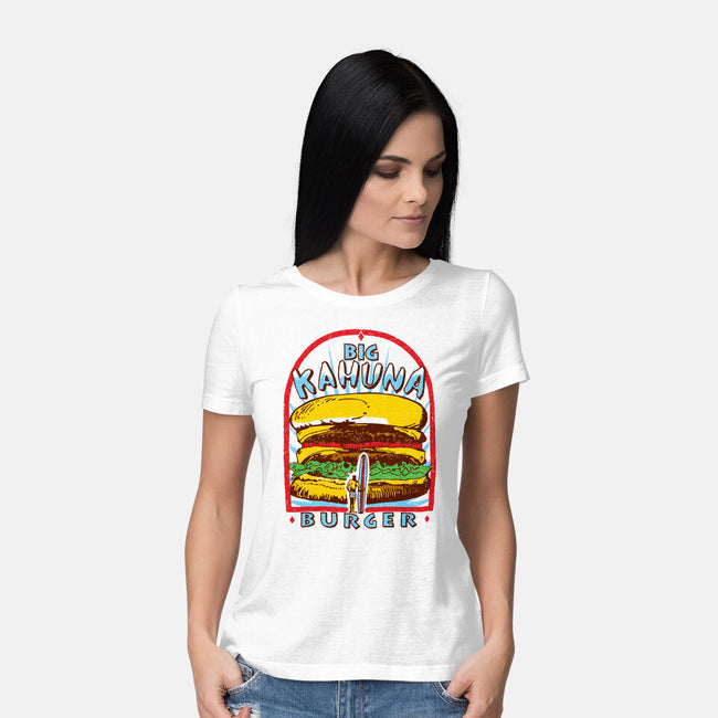 Tasty Burger-Womens-Basic-Tee-dalethesk8er