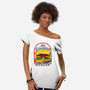 Tasty Burger-Womens-Off Shoulder-Tee-dalethesk8er