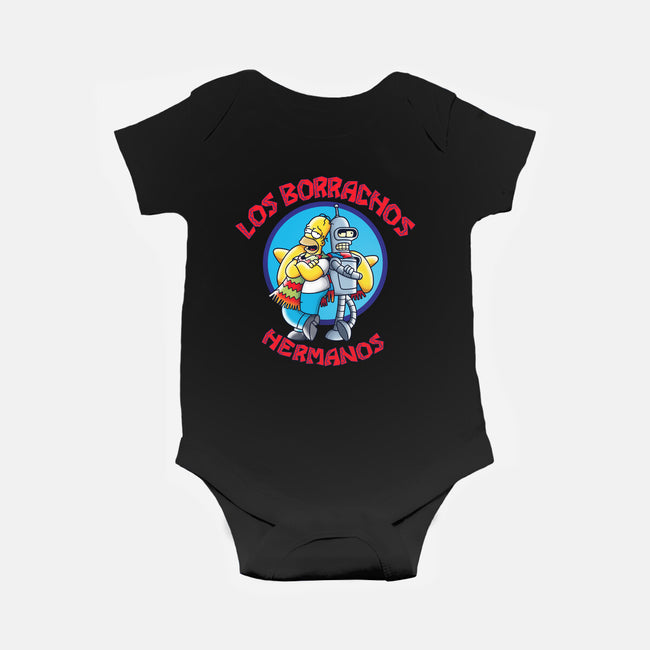 Los Borrachos Hermanos-Baby-Basic-Onesie-Barbadifuoco