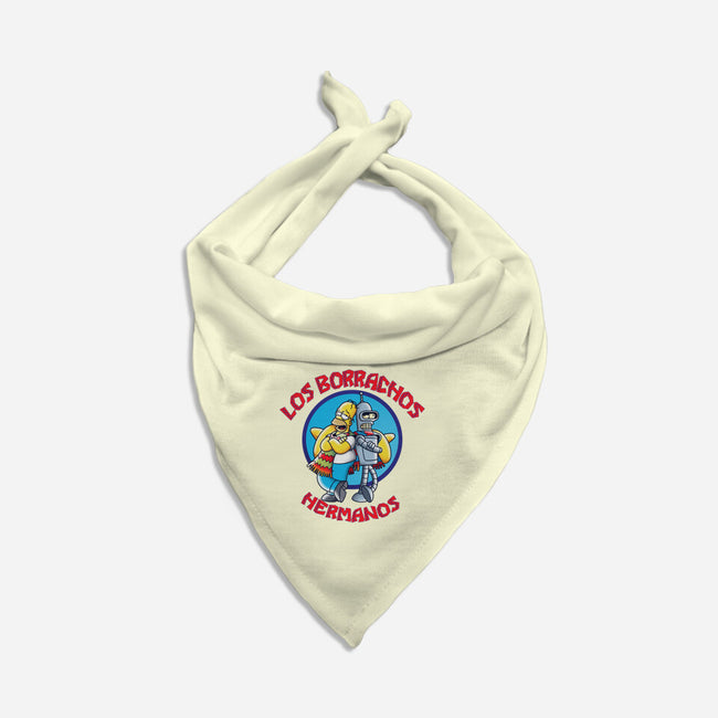 Los Borrachos Hermanos-Dog-Bandana-Pet Collar-Barbadifuoco