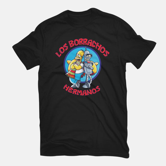 Los Borrachos Hermanos-Unisex-Basic-Tee-Barbadifuoco