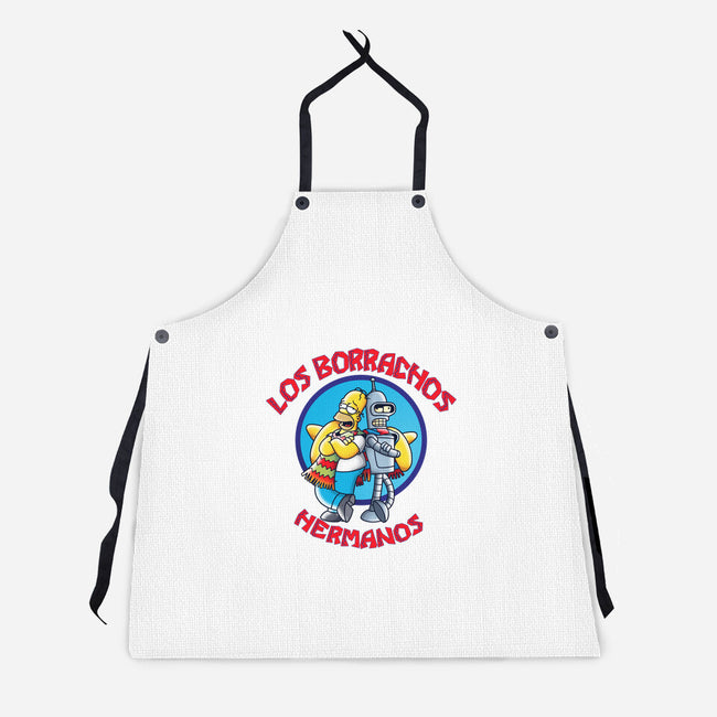 Los Borrachos Hermanos-Unisex-Kitchen-Apron-Barbadifuoco