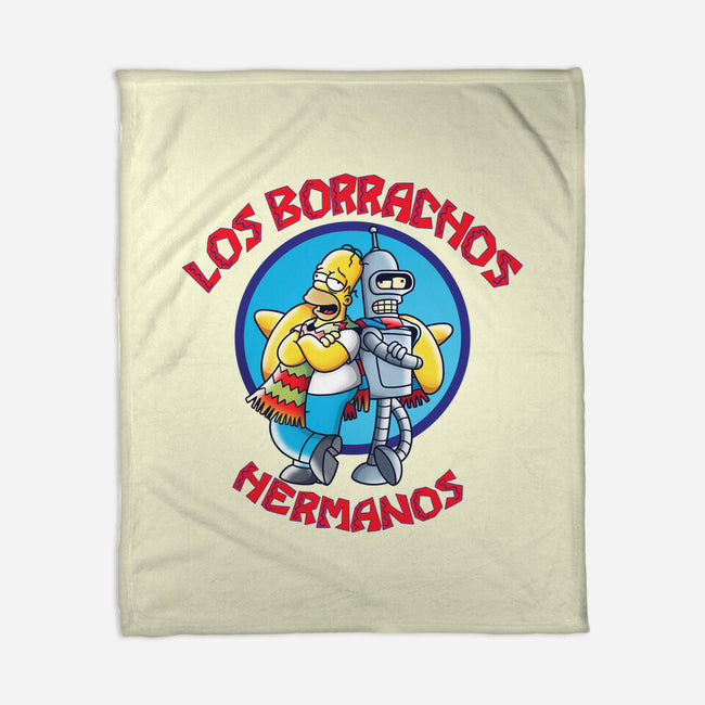 Los Borrachos Hermanos-None-Fleece-Blanket-Barbadifuoco