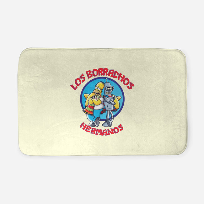 Los Borrachos Hermanos-None-Memory Foam-Bath Mat-Barbadifuoco