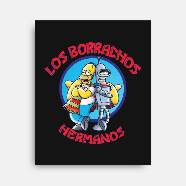 Los Borrachos Hermanos-None-Stretched-Canvas-Barbadifuoco