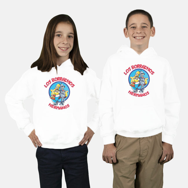 Los Borrachos Hermanos-Youth-Pullover-Sweatshirt-Barbadifuoco