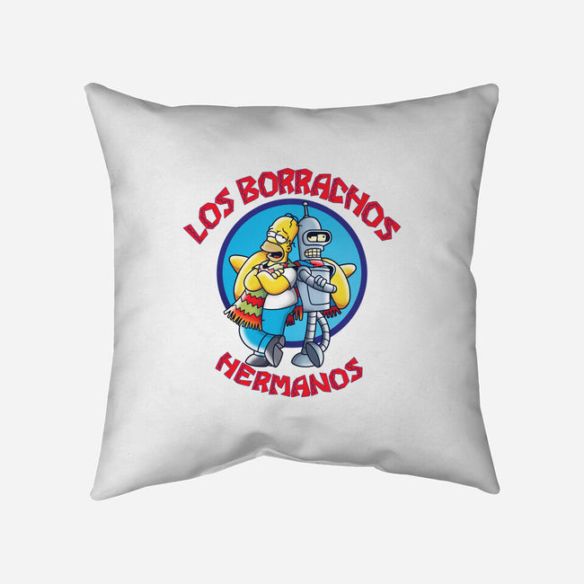 Los Borrachos Hermanos-None-Removable Cover-Throw Pillow-Barbadifuoco