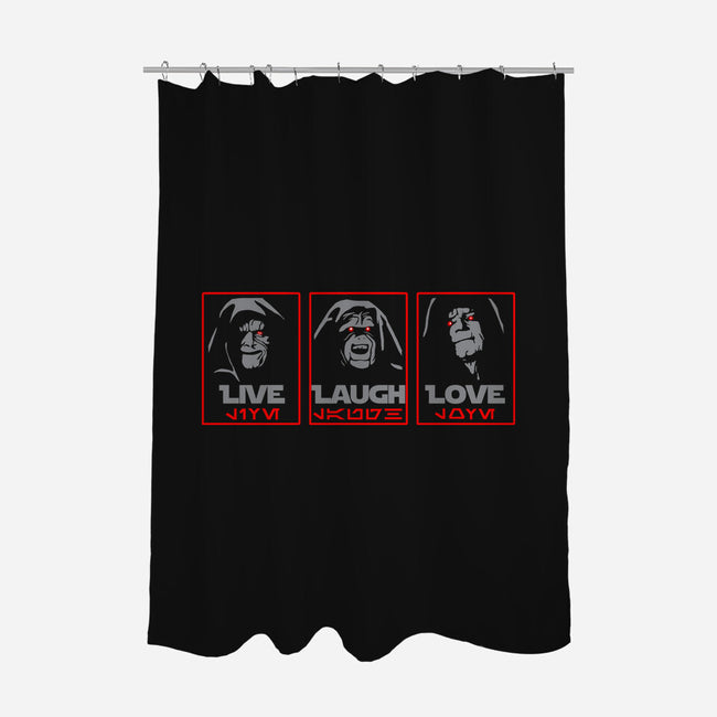 Live Laugh Love The Empire-None-Polyester-Shower Curtain-dwarmuth