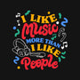 I Like Music More-None-Fleece-Blanket-tobefonseca