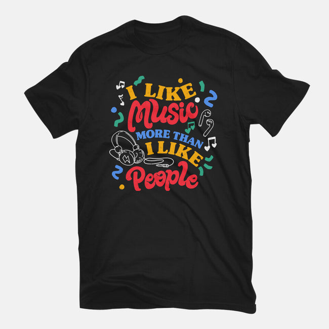 I Like Music More-Mens-Premium-Tee-tobefonseca