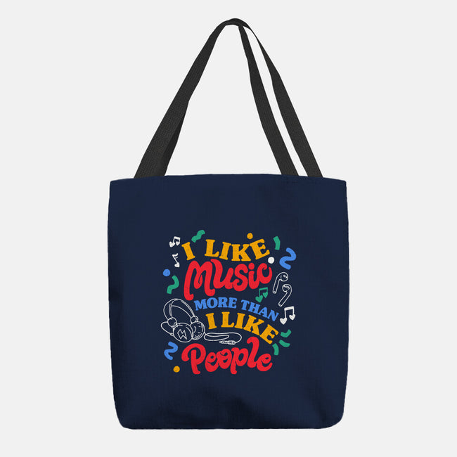 I Like Music More-None-Basic Tote-Bag-tobefonseca