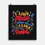 I Like Music More-None-Matte-Poster-tobefonseca