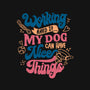 Working Hard For My Dog-Mens-Premium-Tee-tobefonseca