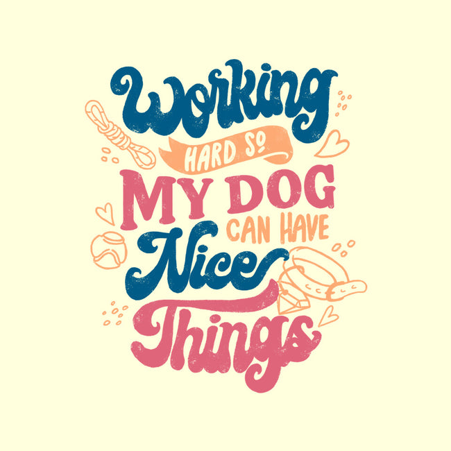 Working Hard For My Dog-Mens-Premium-Tee-tobefonseca