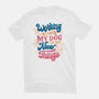 Working Hard For My Dog-Unisex-Basic-Tee-tobefonseca