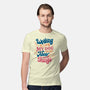 Working Hard For My Dog-Mens-Premium-Tee-tobefonseca