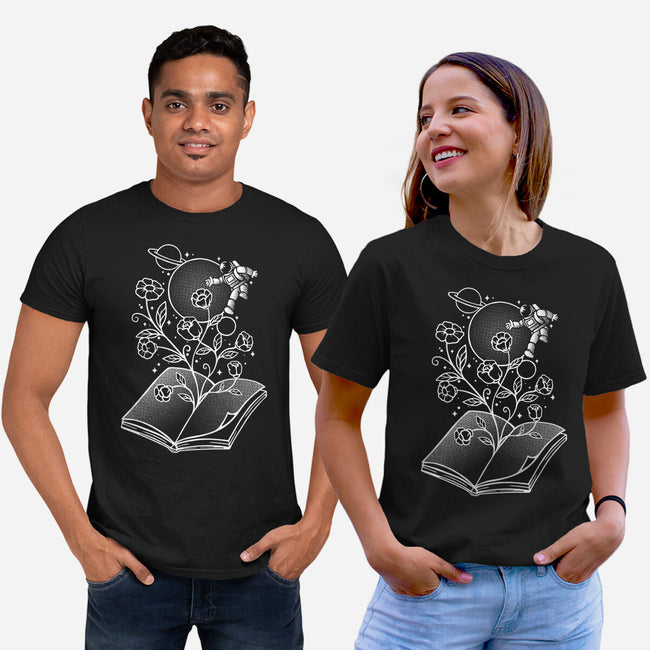 Book Garden Minimalist-Unisex-Basic-Tee-tobefonseca